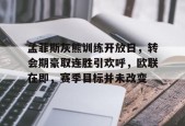 乐鱼体育官网-孟菲斯灰熊训练开放日，转会期豪取连胜引欢呼，欧联在即，赛季目标并未改变
